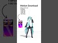 Motion DL だして / Let me out 初音ミクand 重音テトSV Dance
