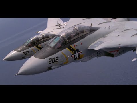 【迫真抗日神剧】美军核动力航母时空穿越 F-14雄猫大战零式战机