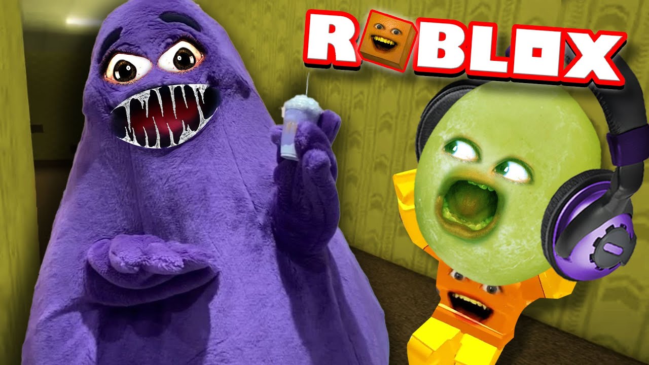 TRYING TO ESCAPE GRIMACE BACKROOM! : r/robloxgameplays