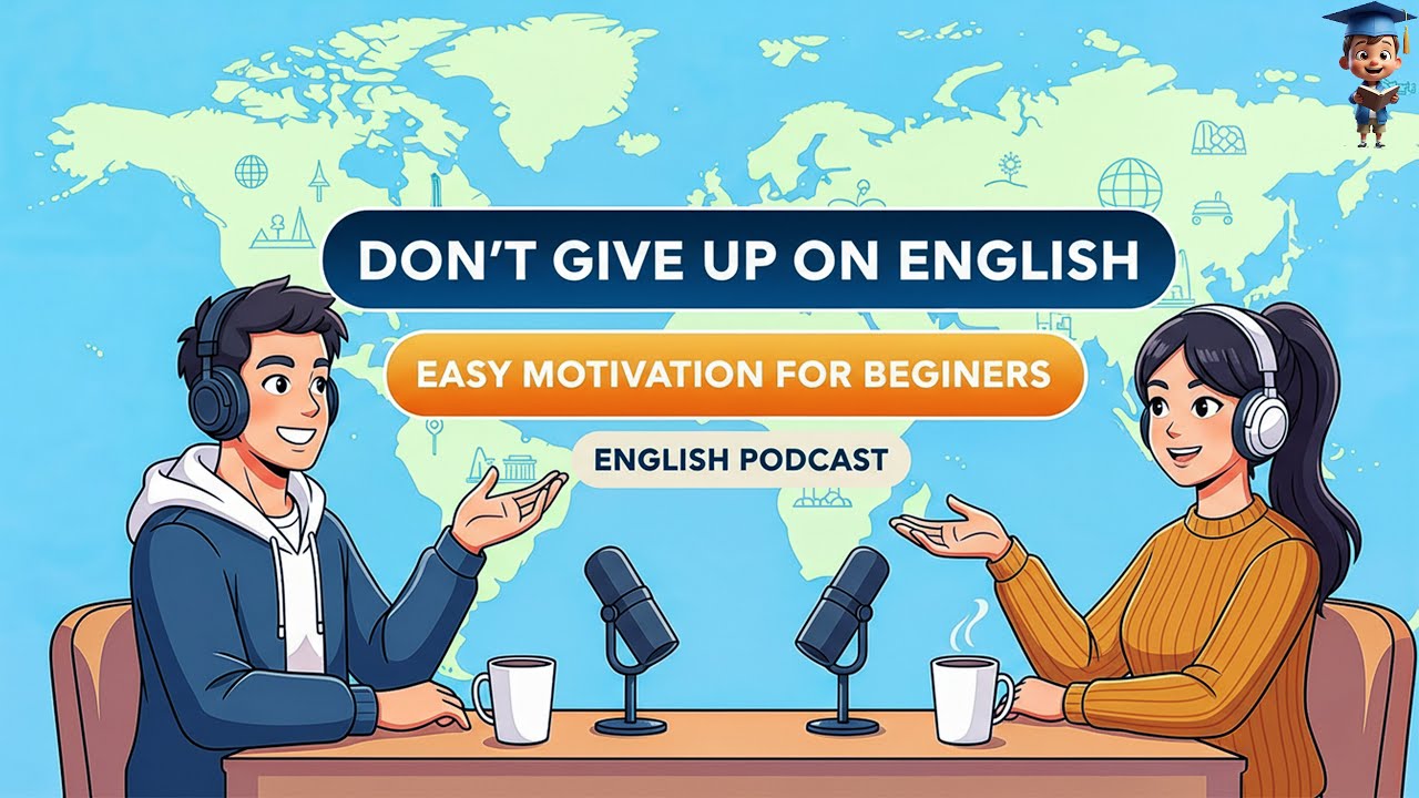 🌟 Don’t Give Up on English | 🌱 Easy Motivation for Beginners |🎧 Learn English Podcast