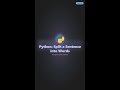 Python: Split a Sentence into Words 🐍 #shorts