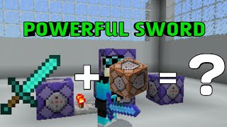 How to make a powerful sword in Minecraft pe no mods no addon