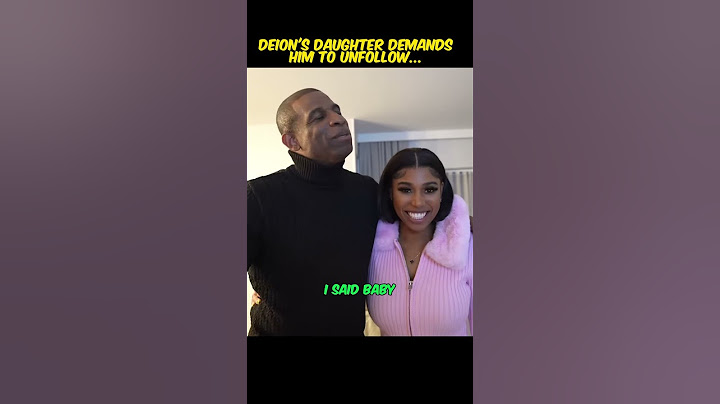 Deion's Daughter Has Him UNFOLLOW...(people she's mad at!) 😝#deionsanders