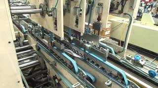 1999 Nikko Legato 1050 WBC Folder Gluer VIDEO (Non-Operator Side)