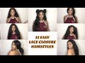 11 WAYS TO STYLE A LACE CLOSURE WIG!!! FT. UNICE HAIR |Lolo & Free Team|