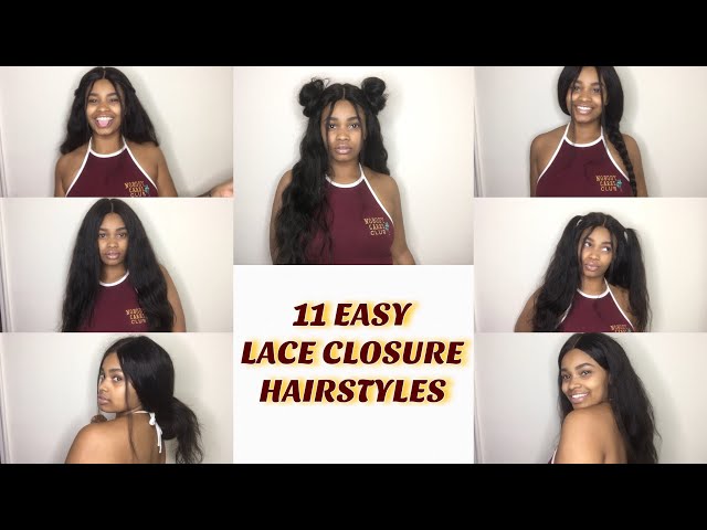 11 WAYS TO STYLE A LACE CLOSURE WIG!!! FT. UNICE HAIR, Lolo & Free Team