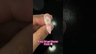 How to Create Perfect 3D GelFlowers 🌸 || Chic Artistry Nail Tutorial #shorts