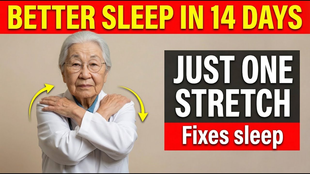 Japan's Oldest Doctor: 3 Bedtime Stretches that helped Over 1,000,000 Seniors Sleep Better