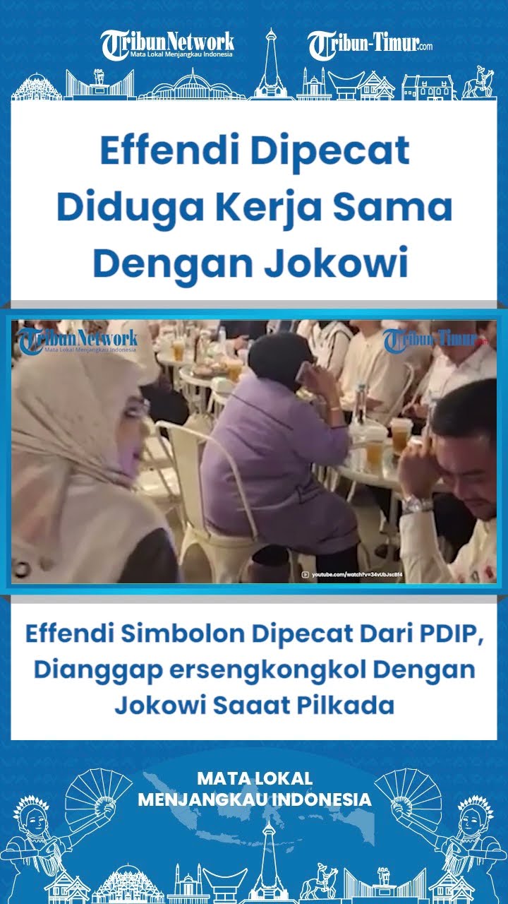 Short Effendi Simbolon Dipecat Dari PDIP, Dianggap Bersengkongkol Dengan Jokowi Saaat Pilkada