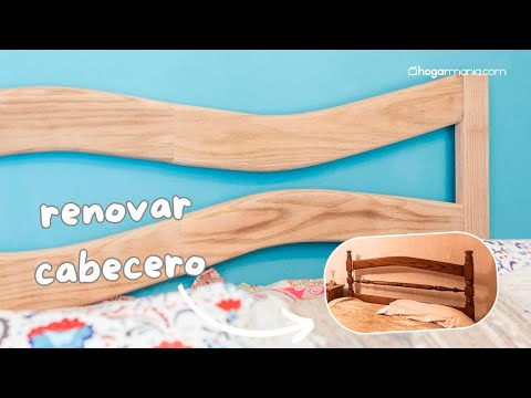 Antes y después: renovación de un cabecero de roble antiguo