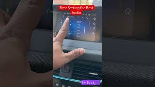 Audio Setting for Car Music System for Bass and treble in my Nexon EV Max  #drgadget