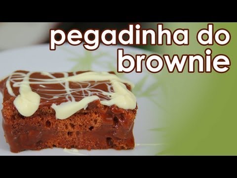 O Fazer Brownie De Chocolate Pegadinha Da Esponja How To Make Chocolate Brownie Cake-11-08-2015