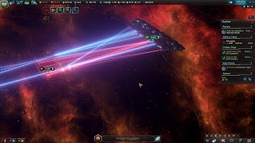 Stellaris - Test 1 - 34 ships lost