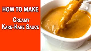 Creamy kare-kare sauce recipe