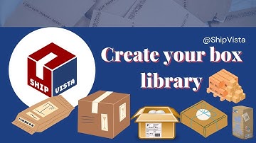 How to save a Box to your Box Library on ShipVista.com | Box Dimension