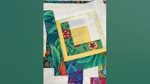 Jean Ann Wright Demonstrates the 10 in. Log Cabin Trim Tool Duo Creative Grids Ruler