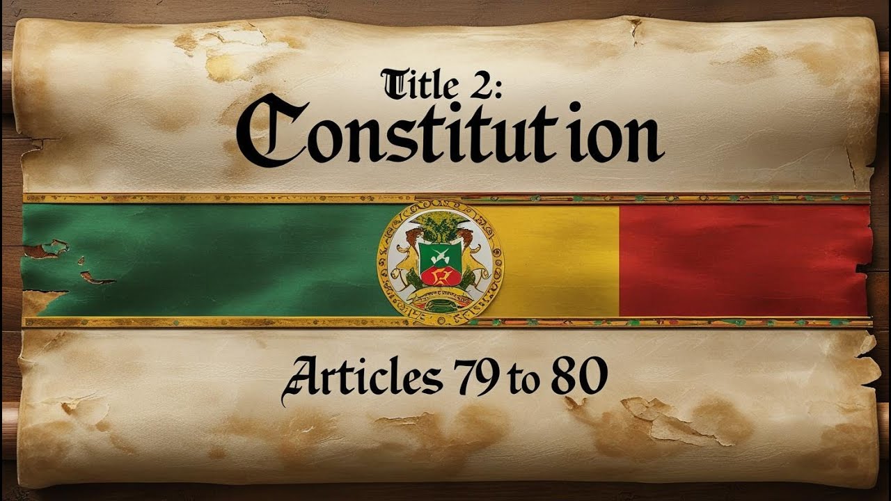 [Togo] Nouvelle Constitution | Article 79 - 80