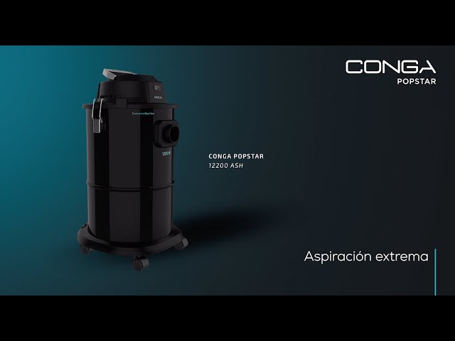 Cecotec Conga PopStar 12200 Ash Steel Aspirador de Cenizas 20L 1200W