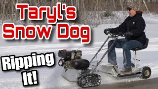 Taryl's Snow Dog RIPS THRU SNOW!