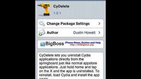 How to delete cydia apps the (EASY WAY!)