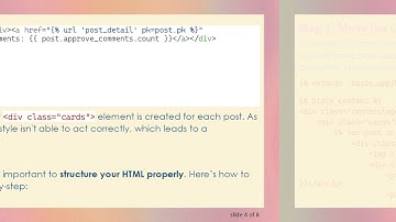 How to Fix Styling Issues in Django Templates with for Loops Using CSS