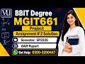 MGIT661 Assignment 2 Solution 2026 || mgit661 final project - in assignment 2 #mgit661 #project