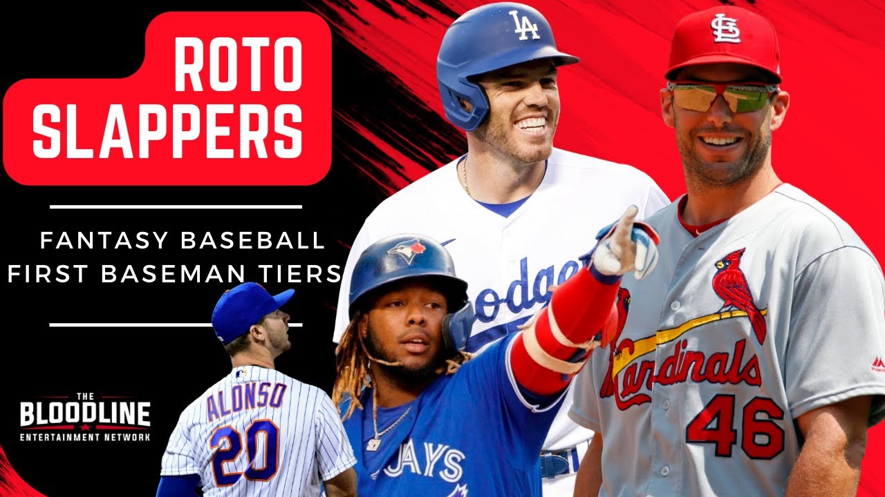 Roto Slappers Fantasy Baseball First Baseman Tiers & Rankings YouTube