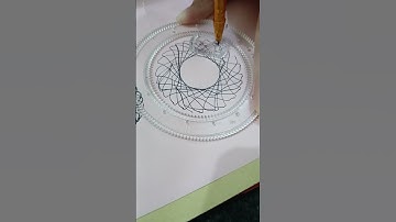 Mesmerizing 2025 Spirograph View | New Year Hypnotic Art #Shorts