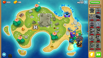 Bloons TD 6 - Lotus Island - Deflation Mode (no monkey knowledge)