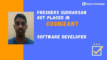 Besant Technologies Anna Nagar Review | Sudharshan Got Placed in CTS | QA & Java  Course Anna Nagar