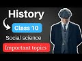 important topics sst class 10 | social science class 10 #class10