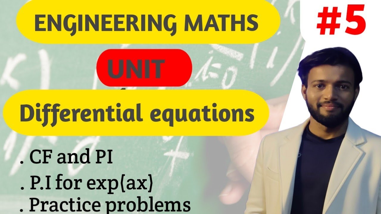 P.I for e^ax with problem | Differential Equations | | Lec No.5 | | Engineering maths |