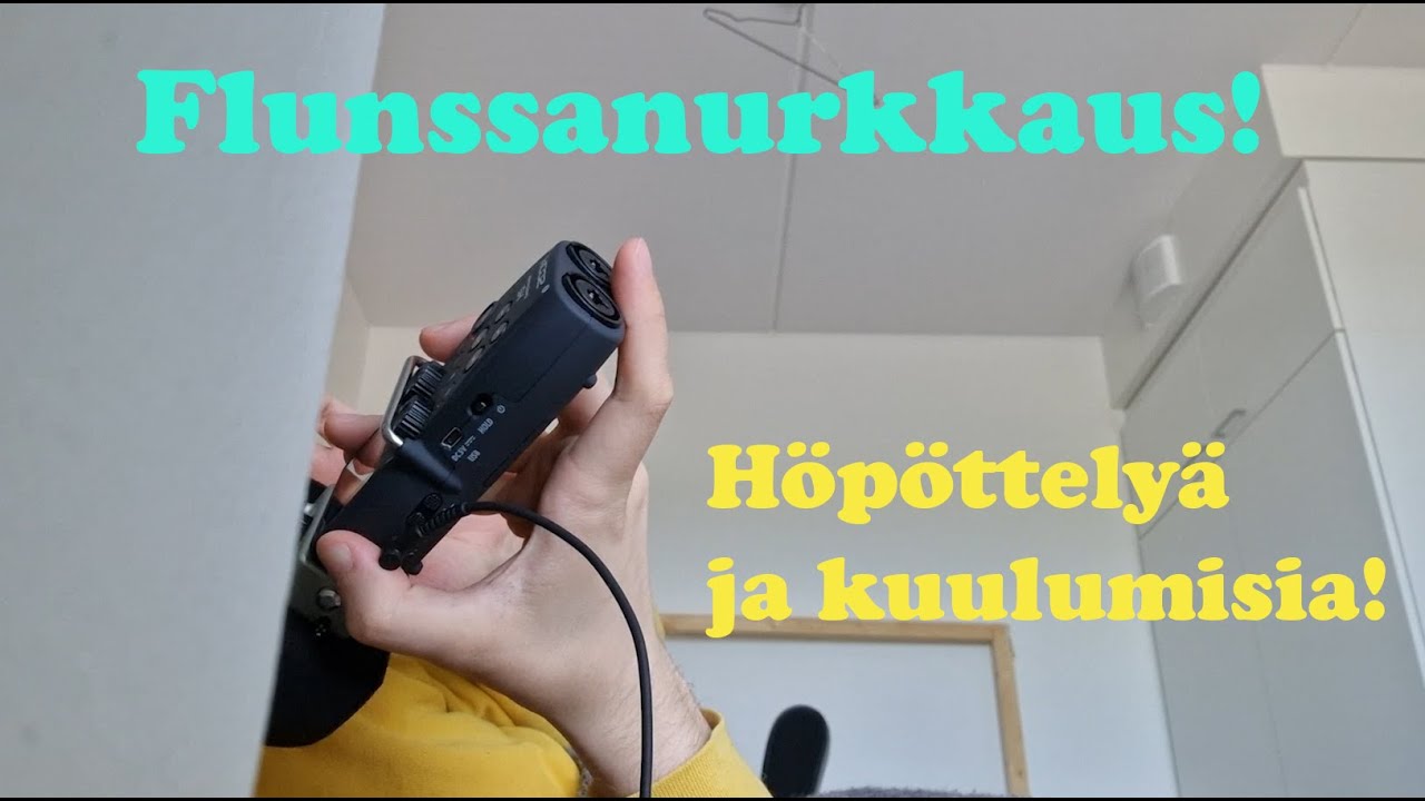ASMR SUOMI 🤧 Tevetuloa flunssanurkkaukseen!