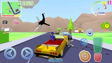Dude Theft Wars: Open World Sandbox Simulator BETA - Taxi car | Game ( IOS, Android)