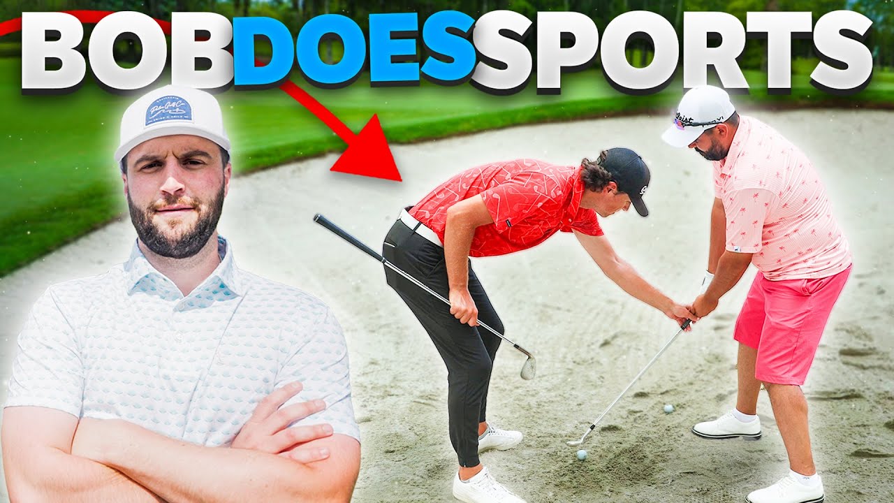 Teaching Bob Does Sports How To Hit A Bunker Shot YouTube