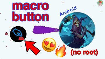 agar.io mobile | best macro button and fastest for android (no root) #agar #gaming #gamingvideos