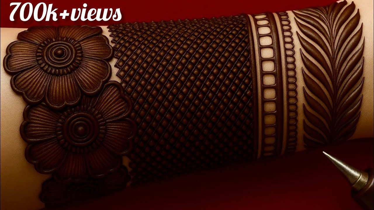 Mehndi Design Arabic Style||Easy Simple Mehandi Design For Back Hand||Mehndi ki Designs||Mehndi 