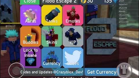 [CODE] How to get 100 Gems in Flood Escape 2!