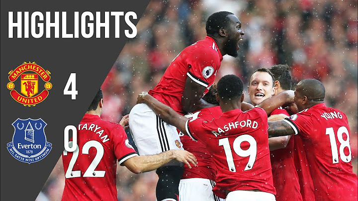 Manchester United 4-0 Everton | Premier League Highlights (17/18) | Manchester United