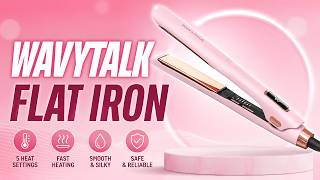 Wavytalk Flat Iron Review | 2-in-1 Hair Straightener & Curler with Amazing Shine screenshot 1