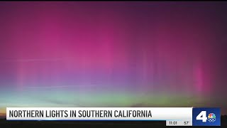 Angelenos hit the mountains for a glimpse of the Northern Lights by NBCLA 18,119 views 1 day ago 3 minutes, 27 seconds