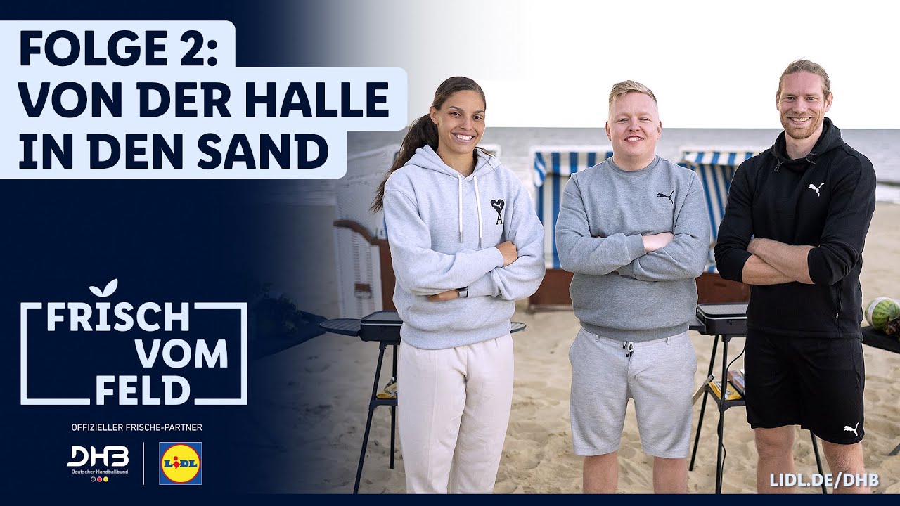 Handball hautnah: Von der Halle in den Sand mit Lucie-Marie Kretzschmar & Tobias Reichmann | Folge 2