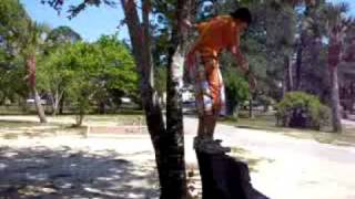 Park bench backflip