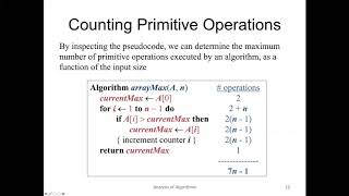 Analysis of Algorithms Part 1