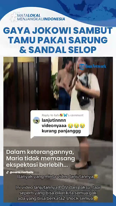Bikin Salfok! Penampilan Jokowi Sambut Tamu di Solo Malam-malam: Bersarung hingga Pakai Sandal Selop