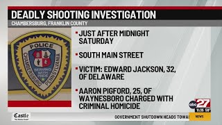 Man charged with homicide after deadly Chambersburg shooting