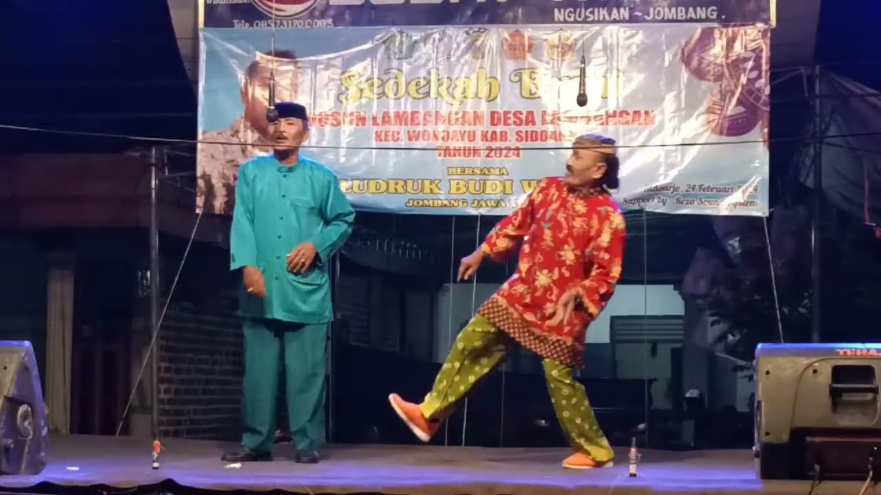 Ludruk Budhi Wijaya live lambangan wonoayu sidoarjo
