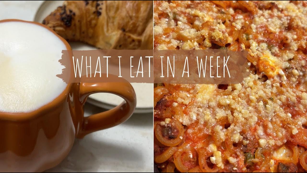 COSA MANGIO IN UNA SETTIMANA 🌰