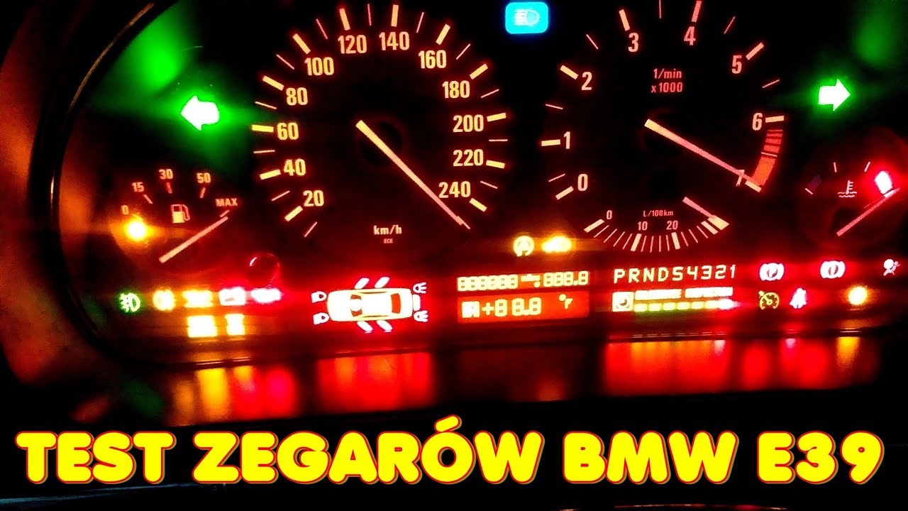 TEST ZEGARÓW BMW E39 testy OBC ukryte funkcje YouTube