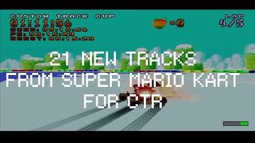 Crash Team Racing in Super Mario Kart (Trailer)